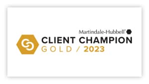 Martindale-Hubbell | Client Champion | Gold | 2023
